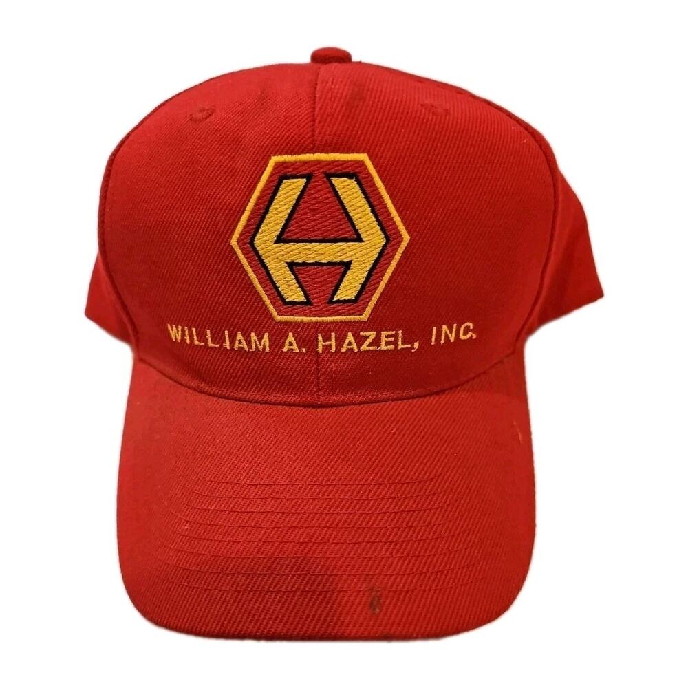 William A. Hazel, Inc. Red Cap Sports Plus Cap Adjustable Cotton